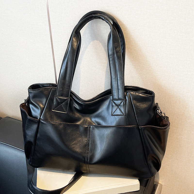 Leather Workshop - Women Retro Soft Leather Handbag Multi‑pocket