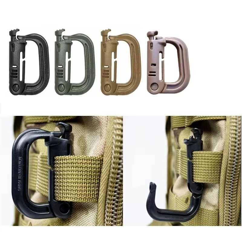 Snap Fastener Setter - 2Pcs MOLLE Carabiner Tactical D Locking