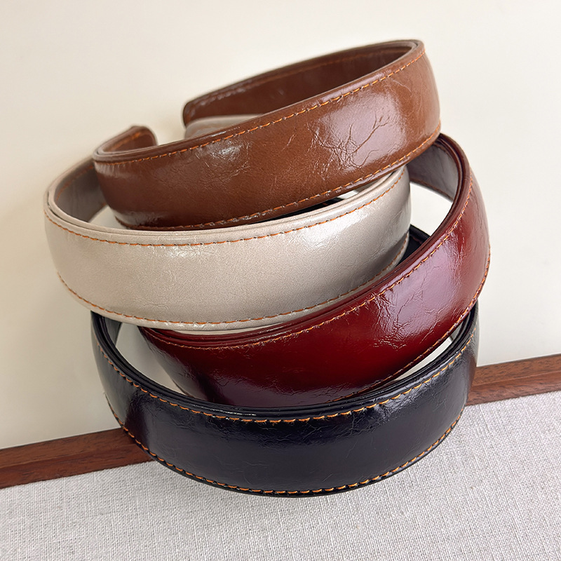 Leather Headbands Simple Solid - огляд і ціна Leatherwork Rings