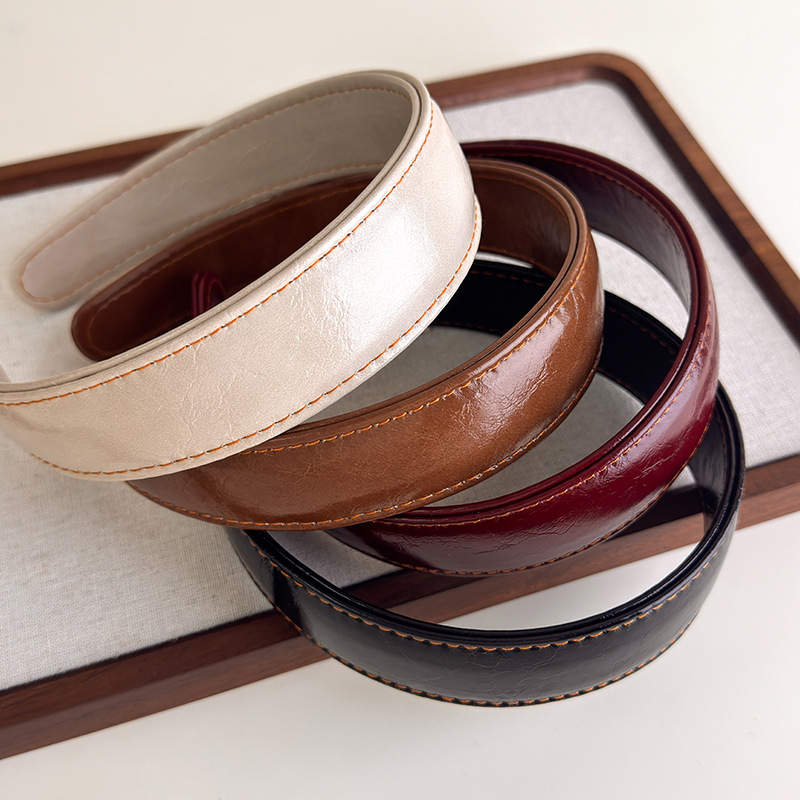 Leather Headbands Simple Solid - огляд і ціна Leatherwork Rings