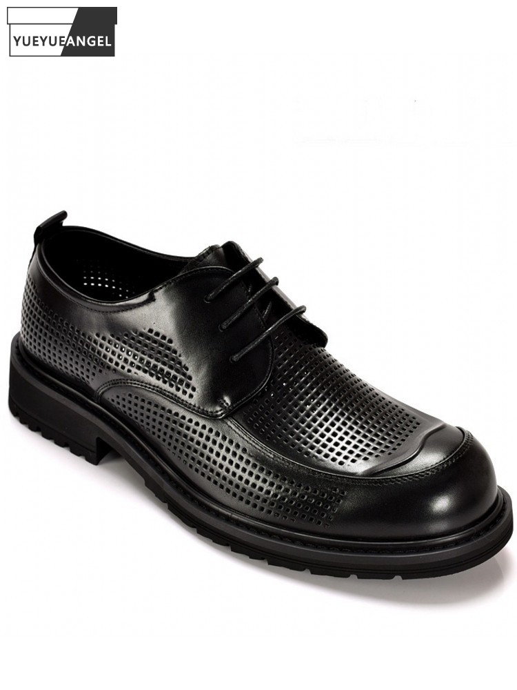 Summer Business Men Breathable - огляд і ціна Leather Work Outfit