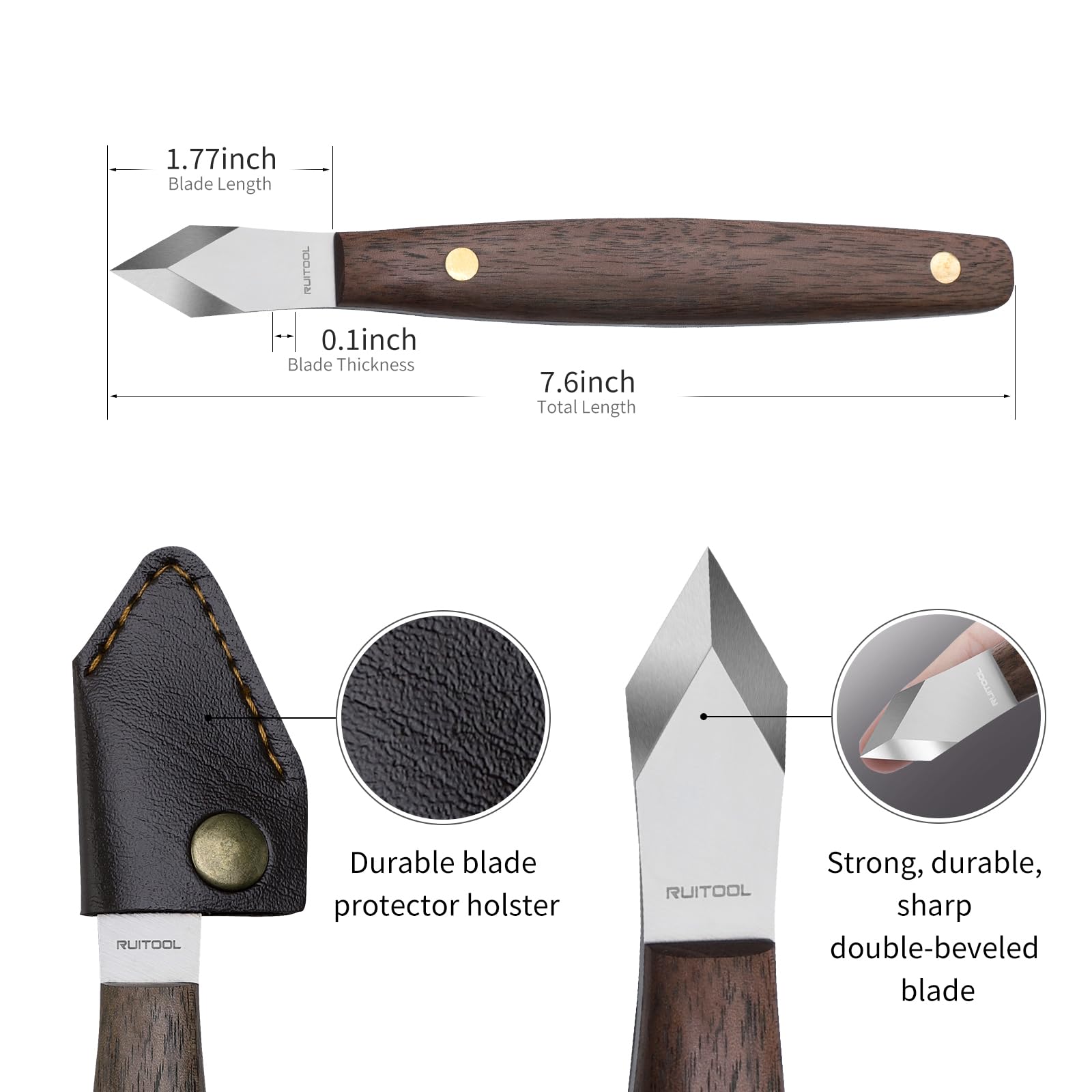 RUITOOL Marking Knife High Car - огляд і ціна Leatherwork Knife Sheath