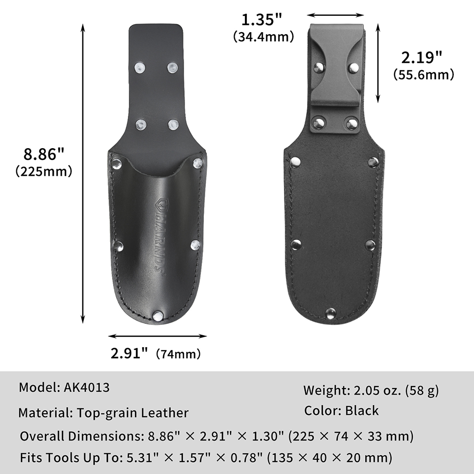 Harnds Leather Pliers Holder S - огляд і ціна Leatherwork Knife Sheath