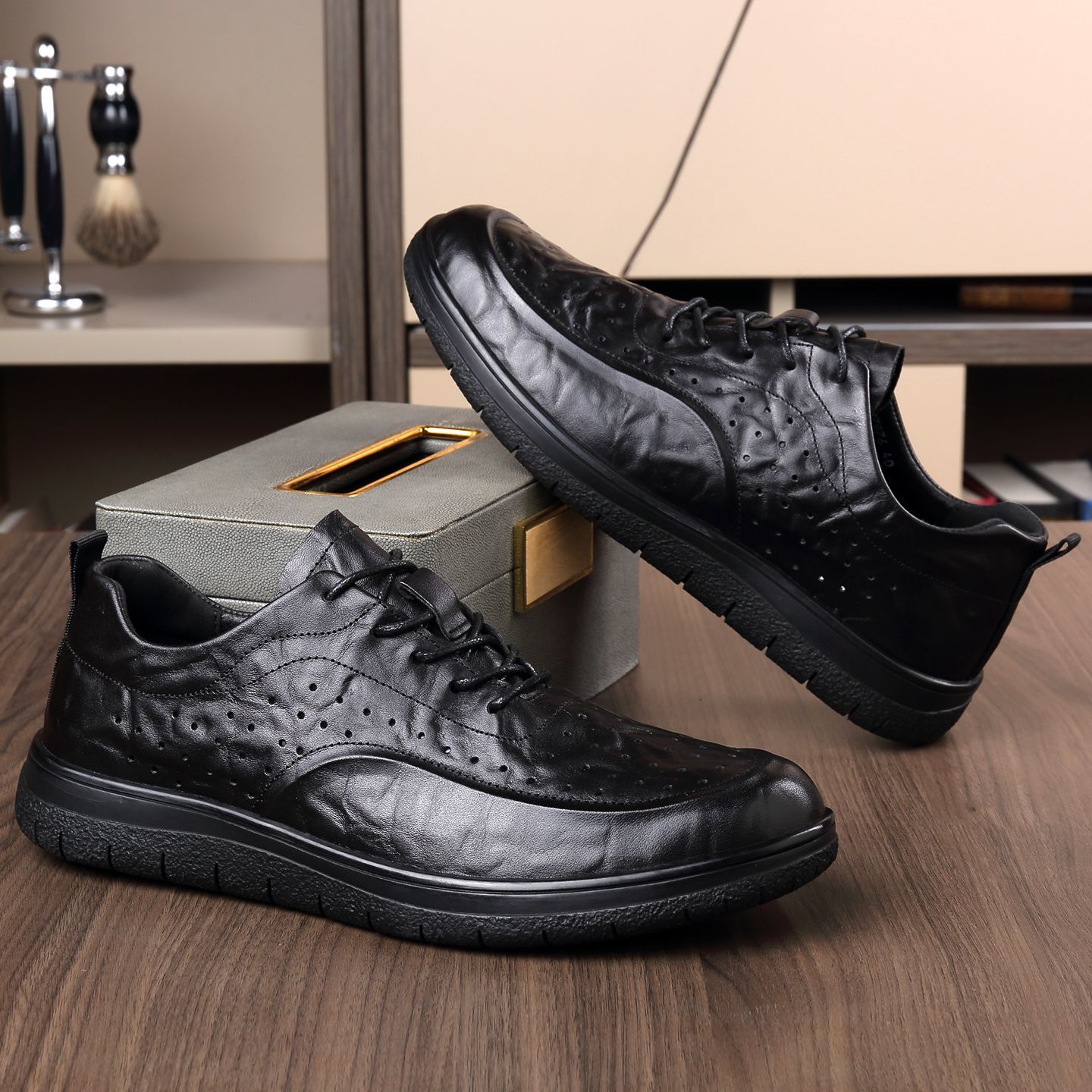 Casual Genuine Leather Shoes E - огляд і ціна Leather Work Outfit