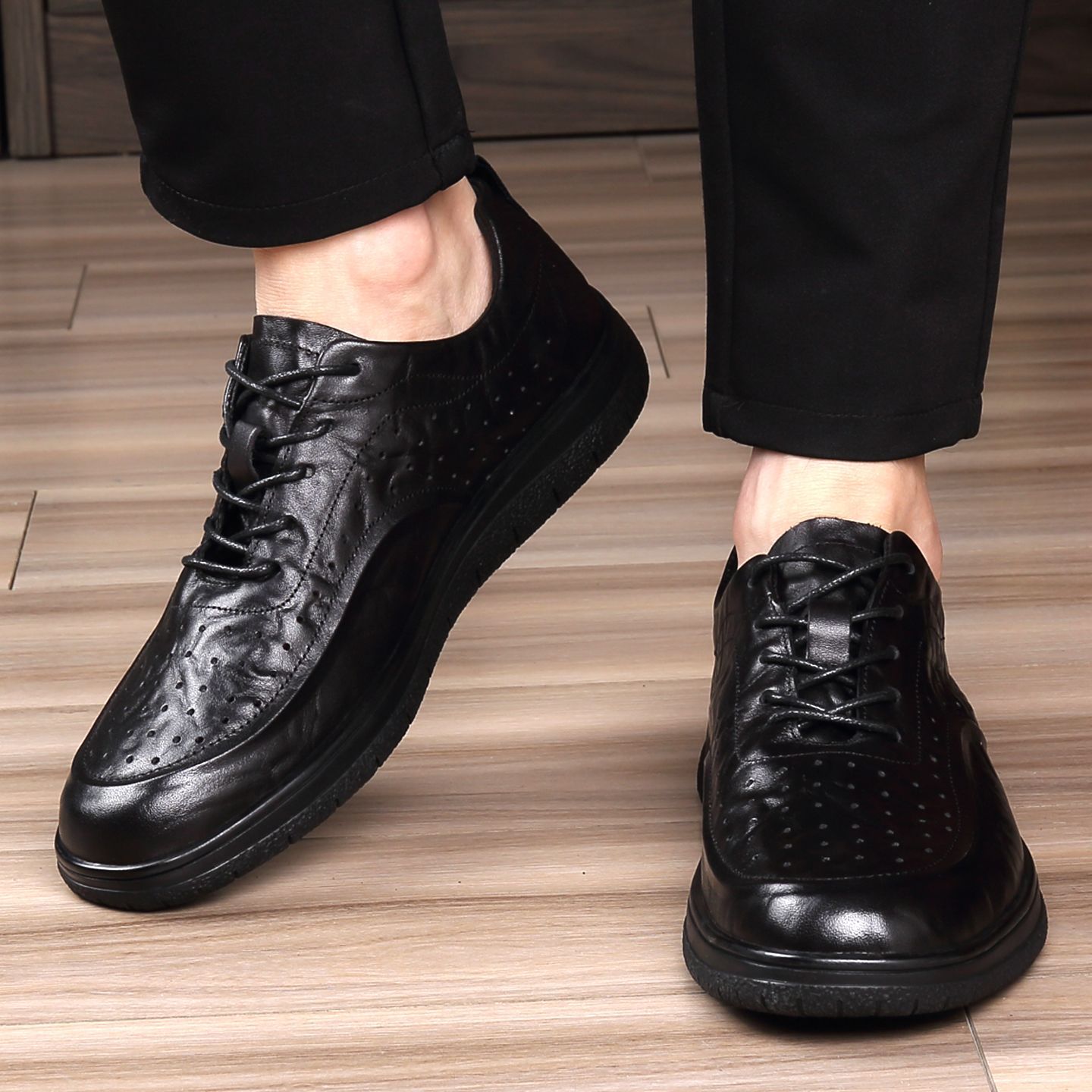 Casual Genuine Leather Shoes E - огляд і ціна Leather Work Outfit