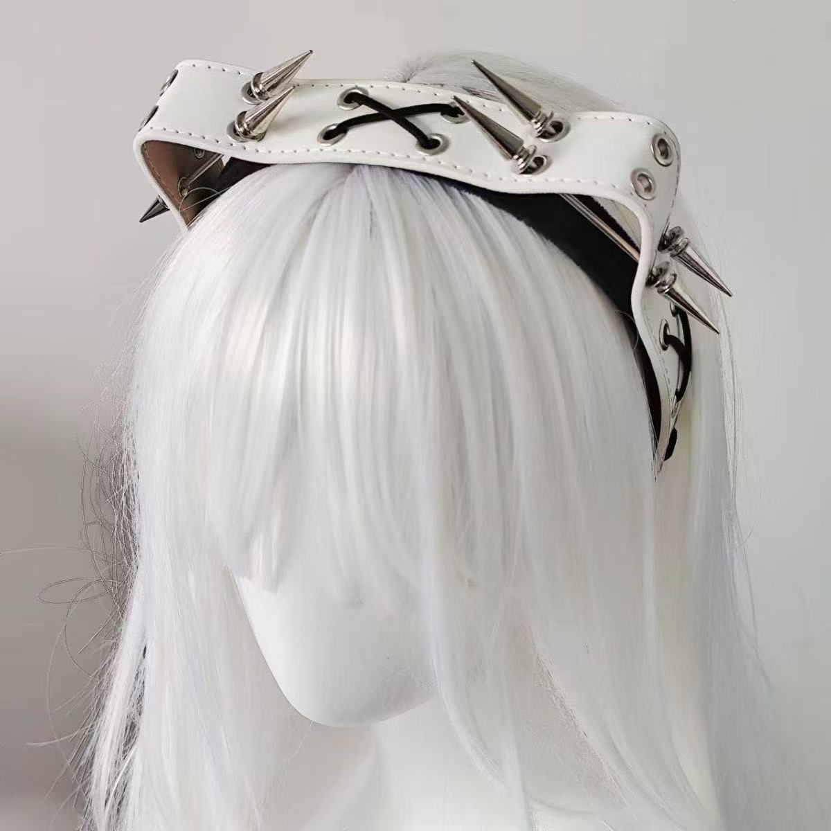 Punk Harajuku Rivet Headband,  - огляд і ціна Leatherwork Rings