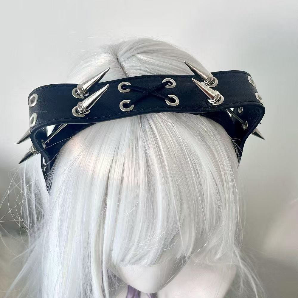 Punk Harajuku Rivet Headband,  - огляд і ціна Leatherwork Rings
