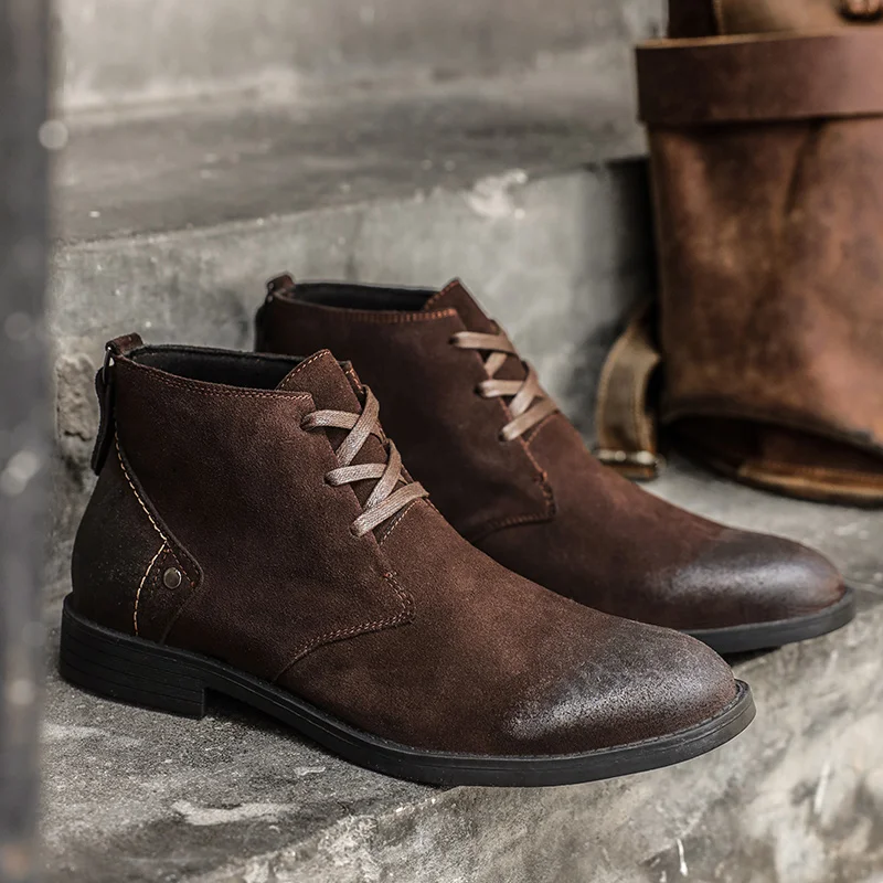 New Cow Suede Ankle Boots Hand - огляд і ціна Leatherwork Tools