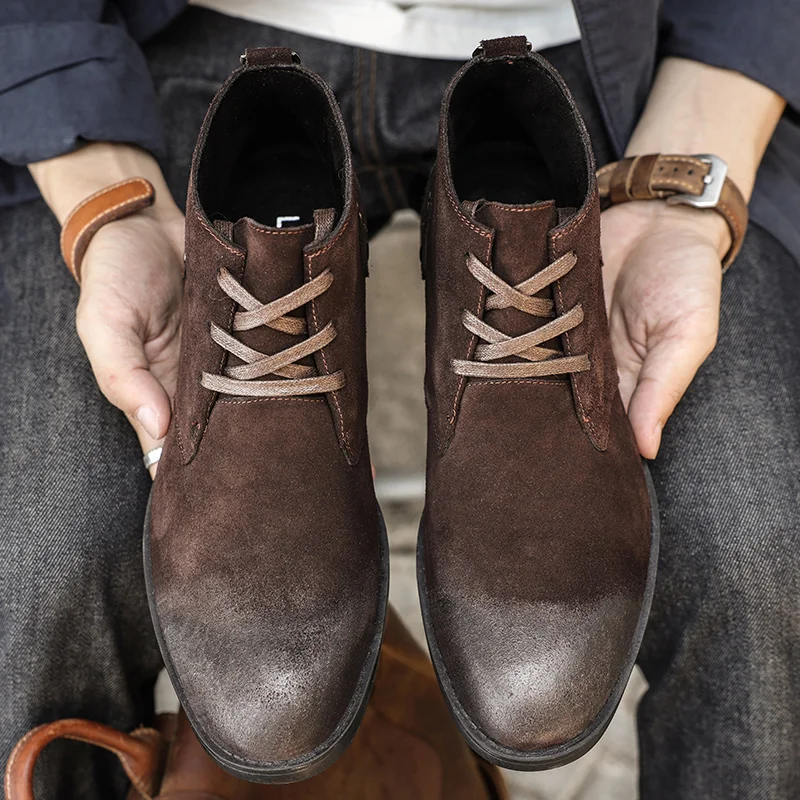 New Cow Suede Ankle Boots Hand - огляд і ціна Leatherwork Tools