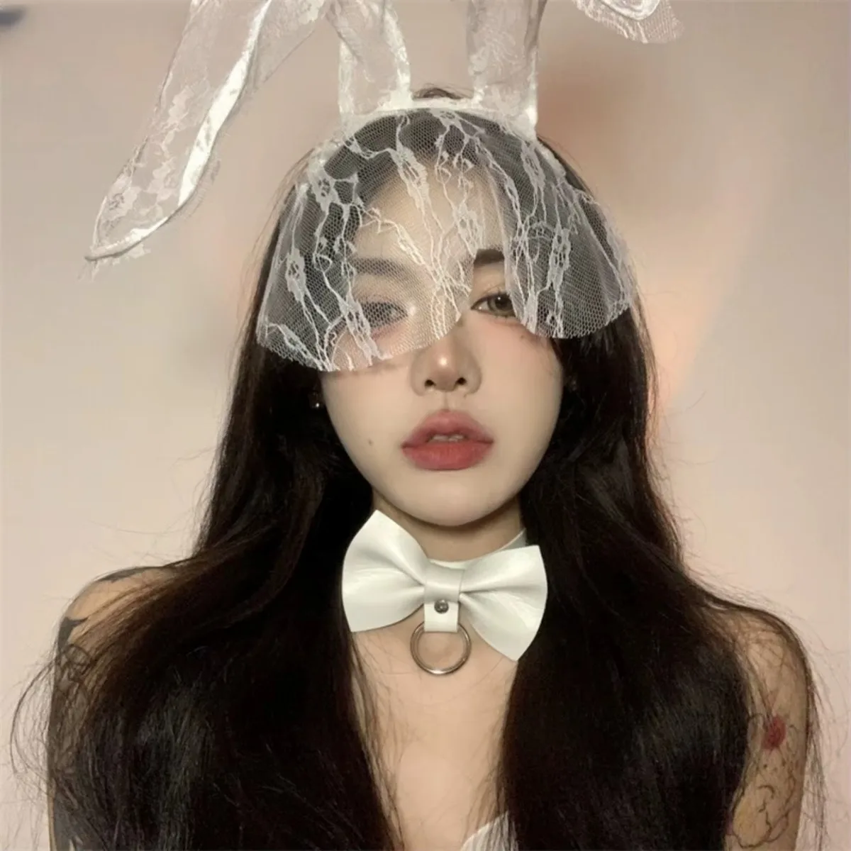 Trendy Leather Bow Collar | Ci - огляд і ціна Leatherwork Rings
