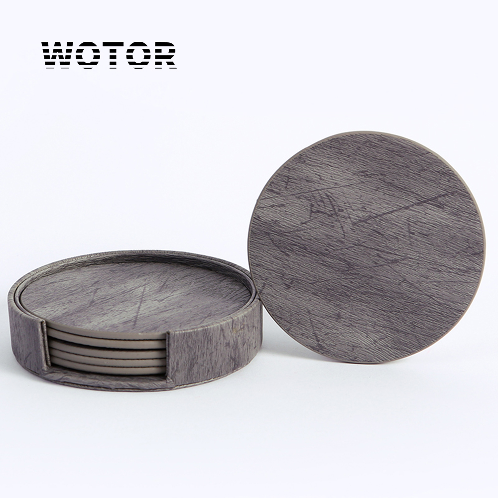 WOTOR 6PCS/Lot Circle Wood Gra - огляд і ціна Leatherwork Rings