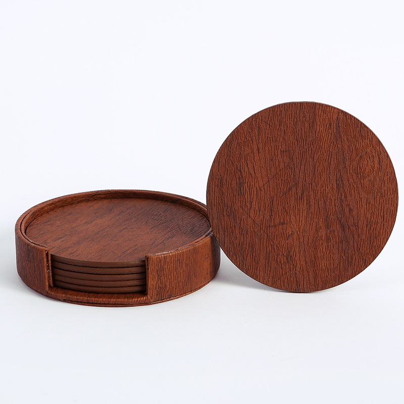 WOTOR 6PCS/Lot Circle Wood Gra - огляд і ціна Leatherwork Rings