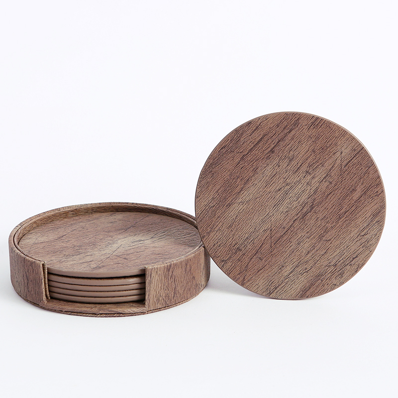 WOTOR 6PCS/Lot Circle Wood Gra - огляд і ціна Leatherwork Rings