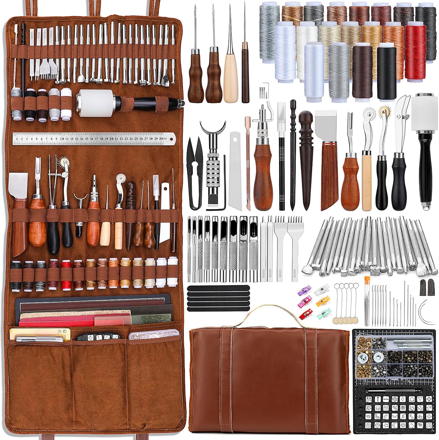 Leather Tooling Kit Leather Cr - огляд і ціна Leatherwork Tools