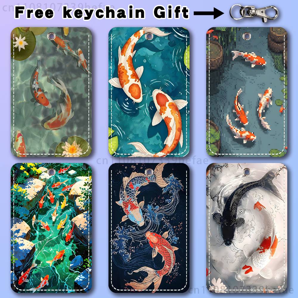 Koi Carp Painting Art Holder F - огляд і ціна Leather Work In Art
