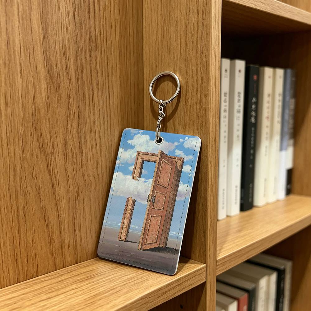 R-Rene Magritte Art Badge Hold - огляд і ціна Leather Work In Art