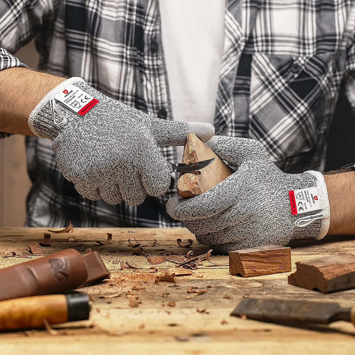 Cut Resistant Gloves Level 5 w - огляд і ціна Leatherworking Leveling