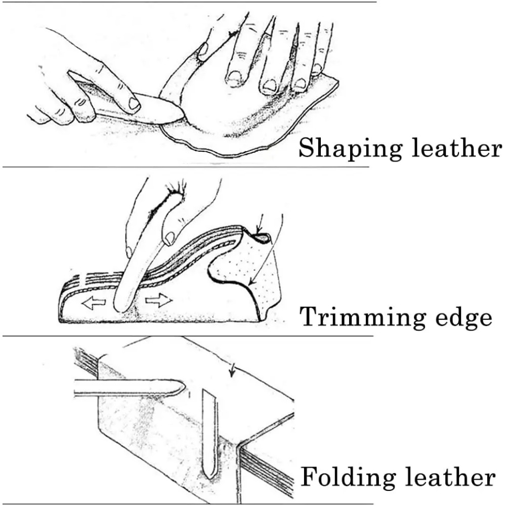 Leather Craft Edge Burnishing  - огляд і ціна Leather Work In Art