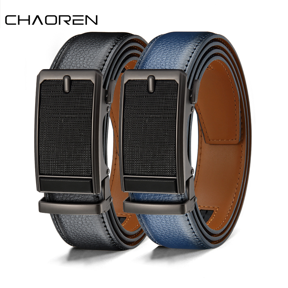 Men Belts Metal Automatic Buck - огляд і ціна Leather Works Belt