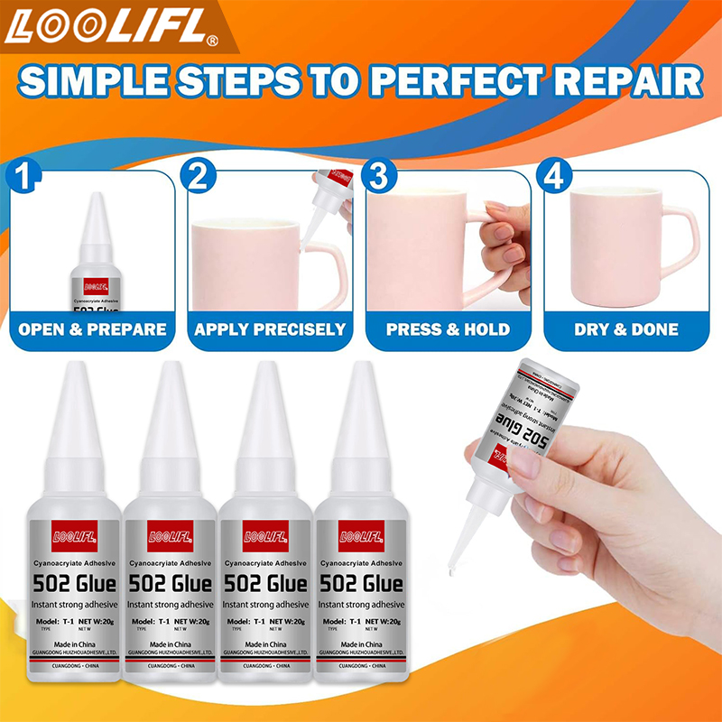 1-3pcs,20ml,502 super glue, qu - огляд і ціна Leatherwork Tools