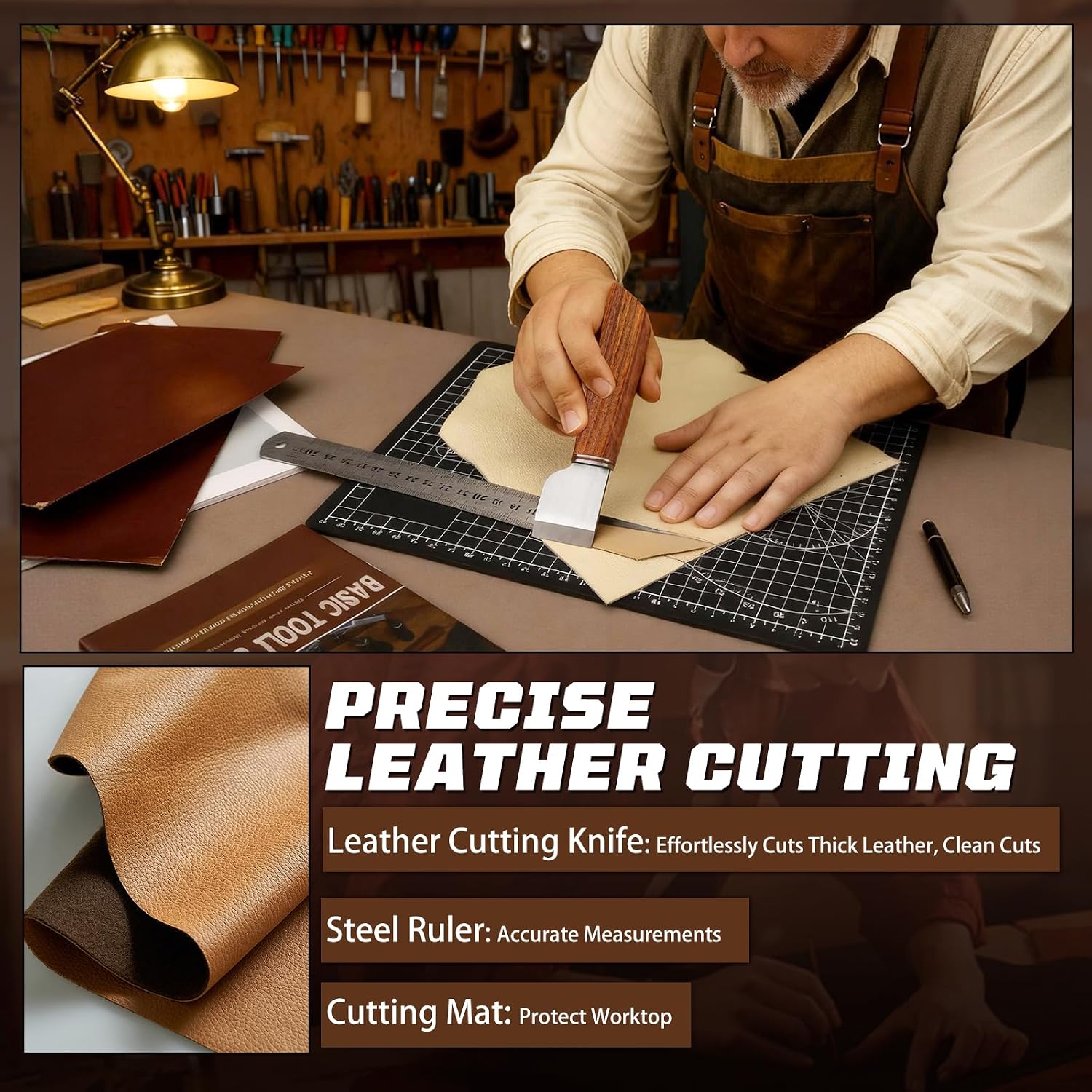 Leather Working Kit, Leather W - огляд і ціна Leatherwork Tools